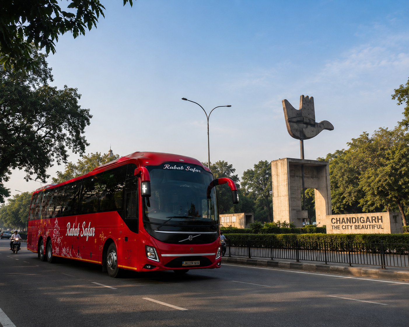 Chandigarh architecture and greenery