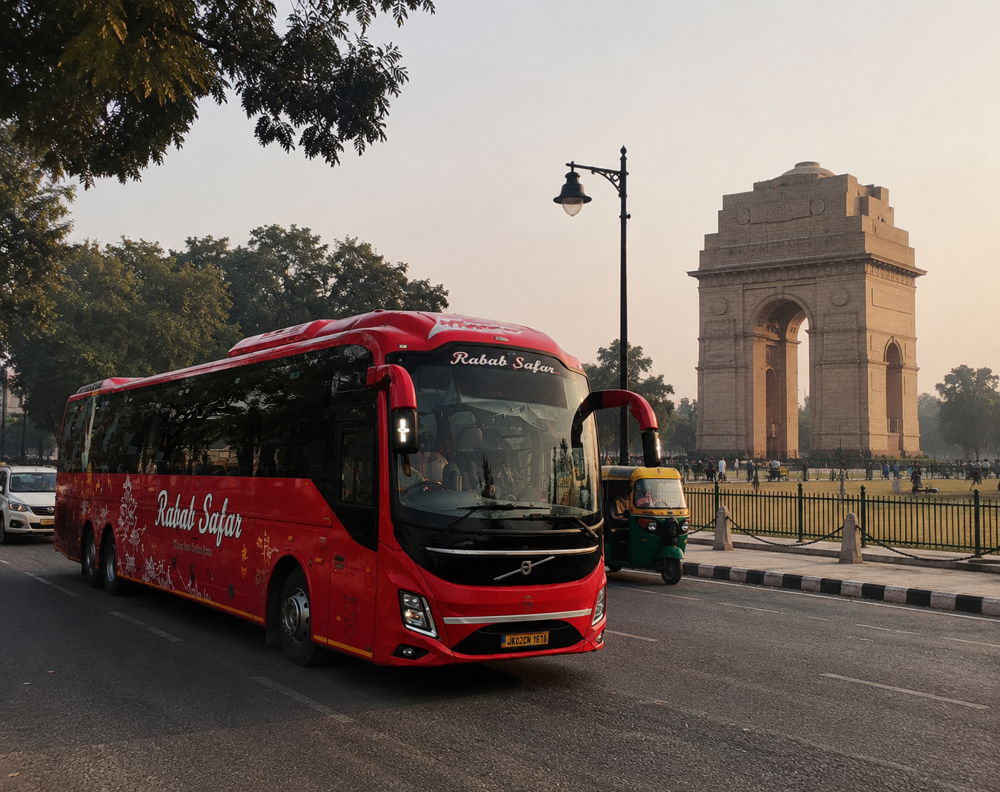 Delhi at arrival